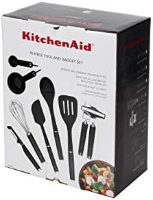 KitchenAid Classic Tool and Gadget Set, 15-Piece, Black
