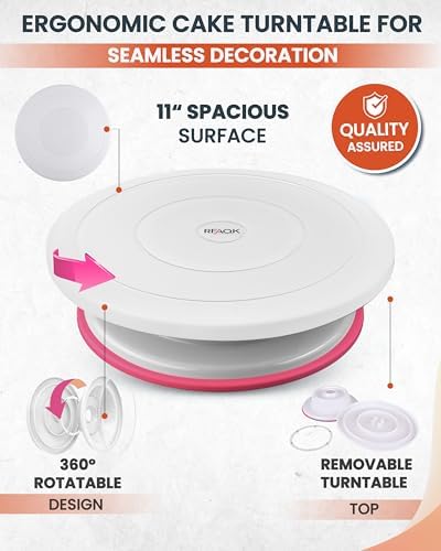 RFAQK 700-Piece Cake Decorating Kit with Springform Pans