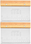 2pcs Stainless Steel Dough Scraper Cutter Tool