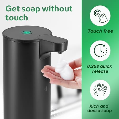 Automatic Hand Soap Dispenser Touchless: Foaming Stainless Steel