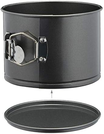 4 pcs Springform Pan Set, 4 5 6 7 inches Round Cake Tin with Removable