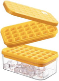 Brigii Ice Cube Tray with Lid & Storage Bin, 56 Cubes Ice Trays for
