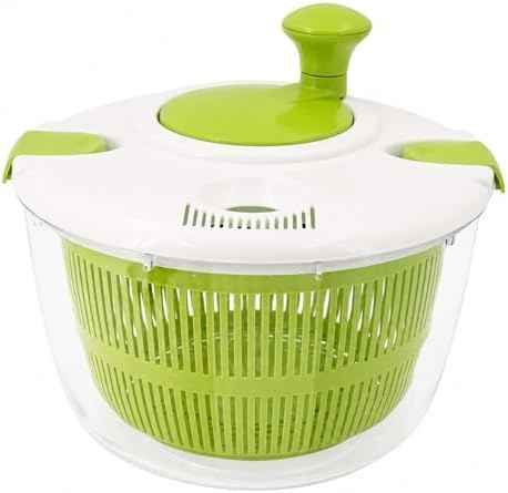 Salad Spinner, Lettuce Spinner with Drain, 5.3 Quarts Capacity.