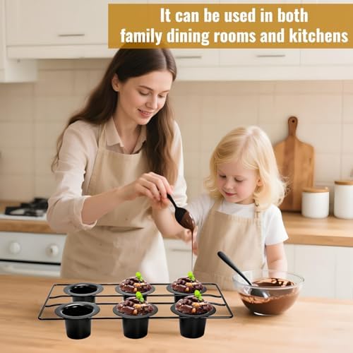 2 Pack 12 Cup Popover Pans, Non-stick Muffin Cupcake Pan