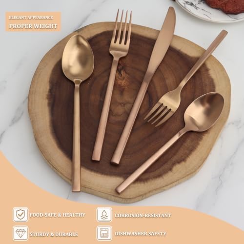 20 Piece Silverware Set for 4,Stainless Steel Flatware Set,Tableware