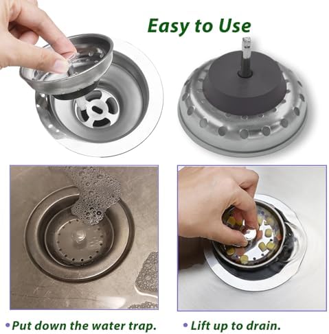 Stainless Kitchen Sink Basket Strainer,Sink Drain Strainer,Sink