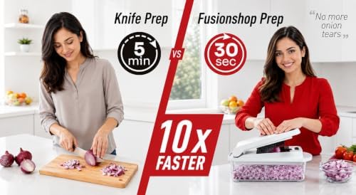 Fusionshop(USA) 10-in-1 Vegetable Chopper