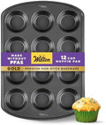 Wilton Gold Non-Stick Muffin Pan, Made Without PFAS, 12-Cup