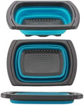 Collapsible Colander Strainer with Extendable Handles - Over the Sink