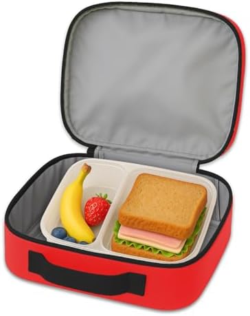 Peanuts Snoopy Lunchbox for Kids with Insulated Lunch Bag