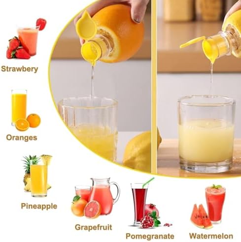 2 Pack Portable Lemon Squeezer Citrus Juicer