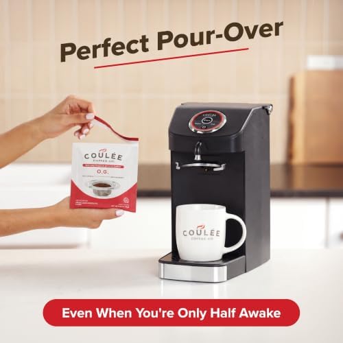 Swirl Single Serve Pour Over Coffee Maker, Black