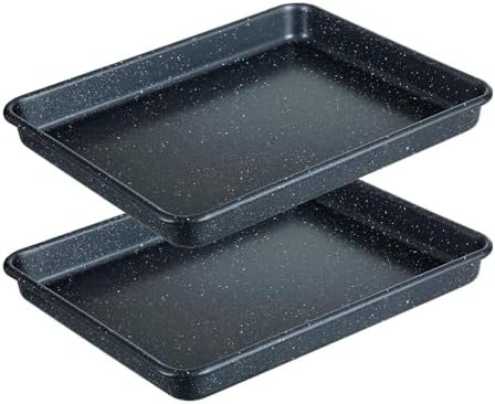 Walooza 11 Inch Nonstick Baking Sheets Set of 2, Carbon Steel Cookie