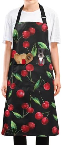Bolaz Apron with Pockets for Kitchen Cooking, Grilling, Baking