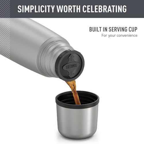 Thermos Vacuum Insulated 16 Ounce Compact Stainless Steel Beverage