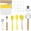 Sourdough Bread Baking Tool Set with Bread Lame & Blades, Bowl Scraper