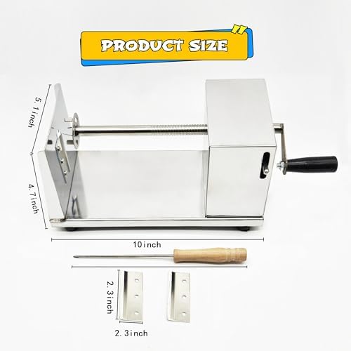 Tornado Potato Spiral Cutter, Stainless Steel