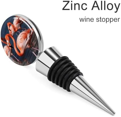 Flamingo Wine Stopper Vacuum Alloy Wine Bottle Stopper Reusable Wine