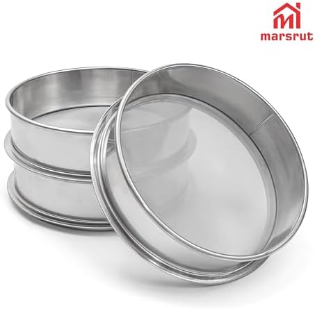 3pcs Pollen Sifter, Dry Sift Screen for Hash, Stackable Round