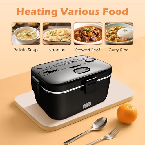 COZYEXPERT Electric-Lunch-Box-Heated-Food-Warmer 100W Heating Box for