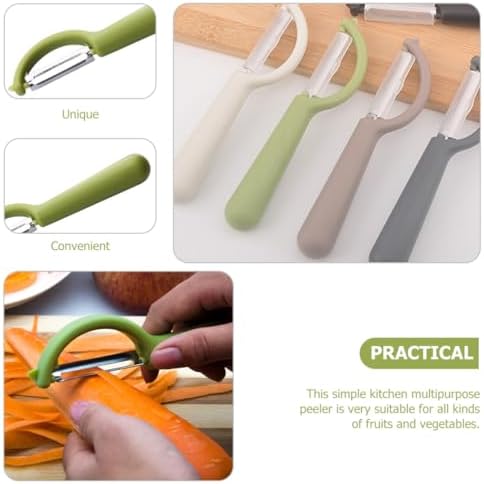 6 Piece Stainless Steel Vegetable Peelers for Kitchen Use