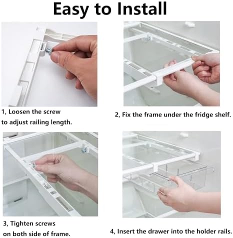 1Pack Refrigerator Organizer Bins Refrigerator Drawer Fridge