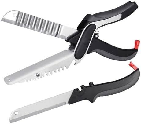 2-in-1 Kitchen Scissors with Replaceable Blades