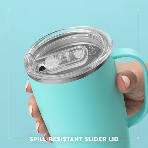 Swig 18oz Stainless Steel Travel Mug, Insulated, Cup Holder Friendly