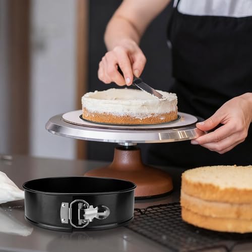 LELE LIFE 2 Pack 10in/26cm Springform Pan, Nonstick with Removable