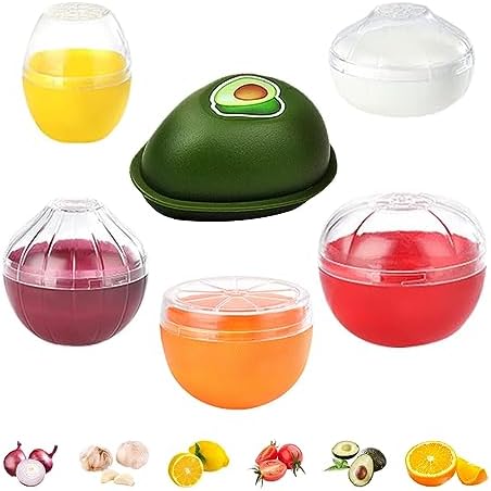 6-Piece Fruit and Vegetable Storage Containers