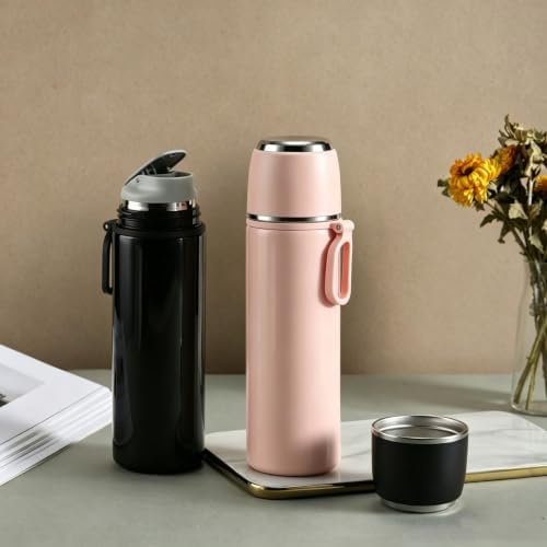 Stainless Steel Insulated Thermal Bottle Coffee FlaskTravel Mug 15 OZ