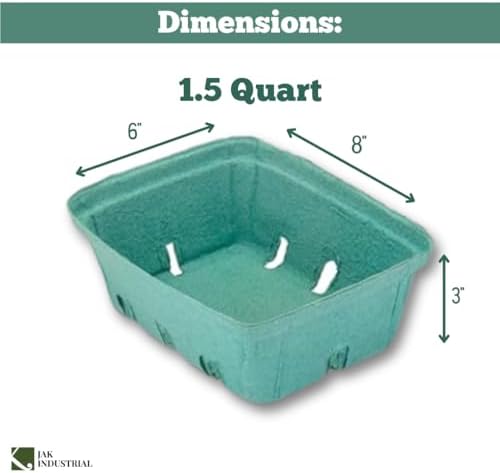 1.5 Qt Berry Basket Set - 25 Pack for Produce