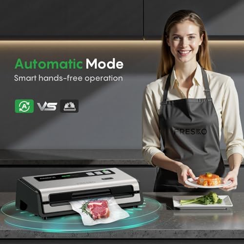FRESKO Food Vacuum Sealer with Automatic Bag Detection