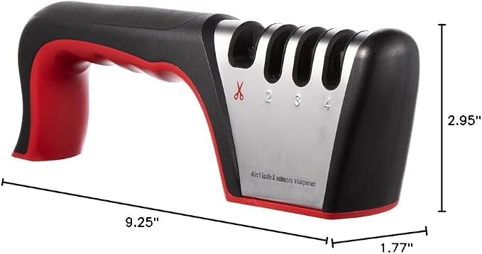 Brigii 4-in-1 Knife Sharpener, Kitchen Knife Accessories - Image 7