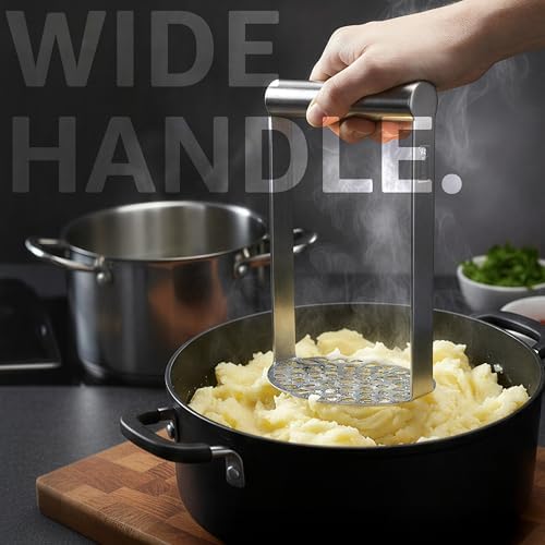 LURCH Germany Heavy Duty Potato Masher With Horizontal Handle