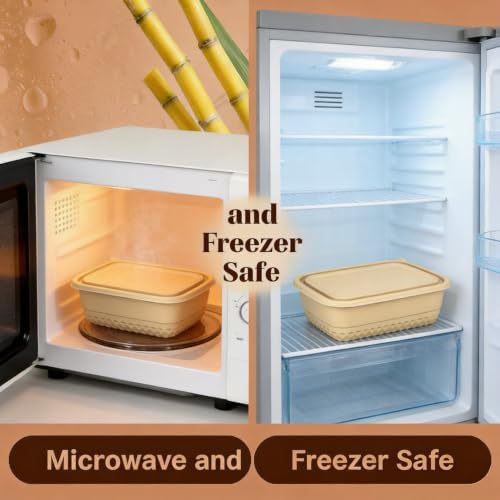 50 Pack Meal Prep Container Reusable with Lids 32oz Lunch Boxes