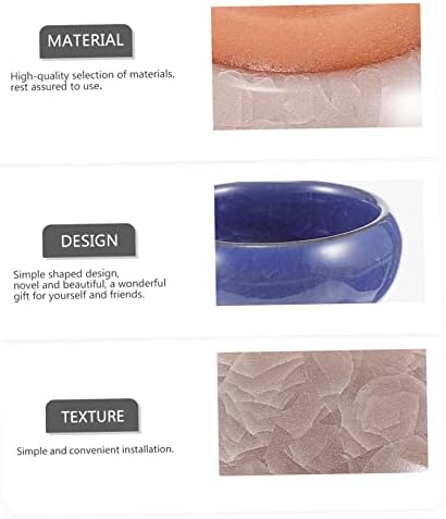 6 Piece Ceramic Mixing Bowl Set for Spa Oil Blending