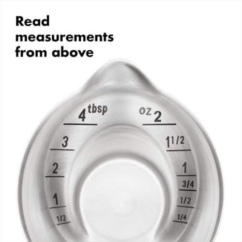 OXO Steel Angled Measuring Jigger - Stainless Finish