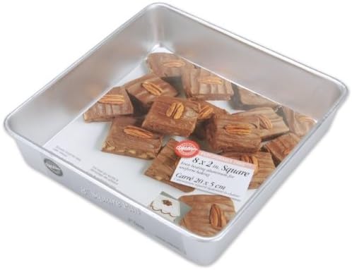 Wilton Aluminum Square Cake Pan, Made Without PFAS, 8 x 8 in