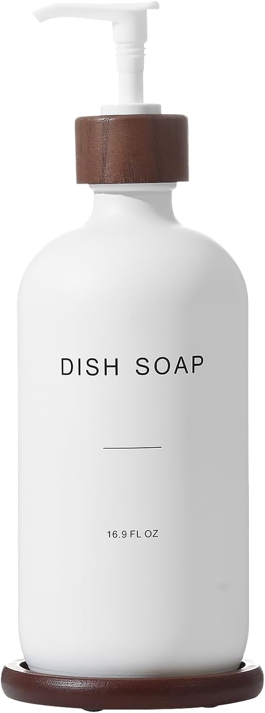 Dish Soap Dispenser, Refillable Soap Dispenser Kitchen by BONLONG