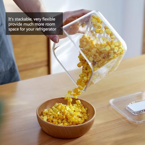 Luxshiny Refrigerator Storage Box Fruit Vegetable Container 1pc Bottom