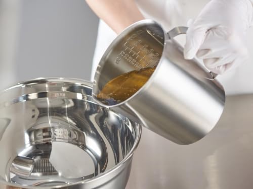 CURTA 18/8 Stainless Steel Measuring Cup with Handle and Pour Spout