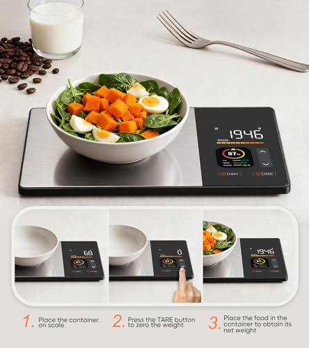 Food Scale with Nutritional Calculator, TFT Display, Track 23