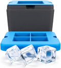 True Cubes Crystal Clear Ice Cube Maker, 4 Large 2"x2"x2" Ice Cubes