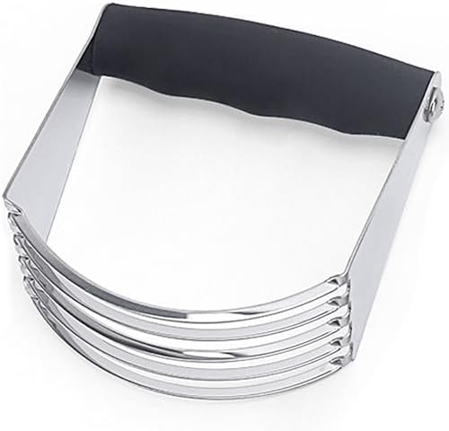 Dough Blender with Non-slip Handle, 4.6 Inch x 4 Inch Stainless Steel