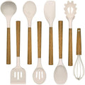 Silicone Cooking Utensil Set,Umite Chef 8-Piece Kitchen Utensils Set