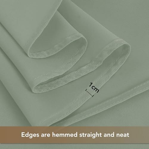 sancua Square Tablecloths 54x54 Inch Sage Green Fabric Table Cloth