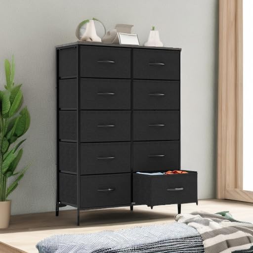 Sweetcrispy Tall Dresser for Bedroom, Drawer Dresser Organizer Storage Drawers - Image 8