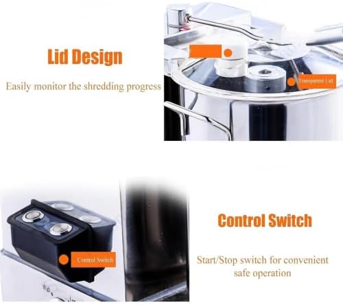 Commercial Food Processor, 9L Stainless Steel