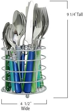 Gypsy Color Eclectic Blue & Green Mix & Match Stainless Steel Flatware